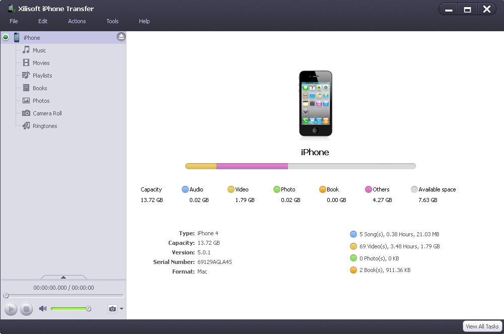 Xilisoft iPhone Transfer