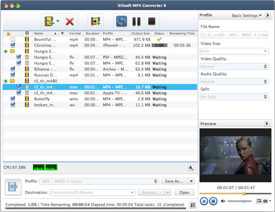 Xilisoft MP4 Converter 6 for Mac